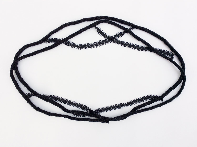 Kirsten Jäschke - Schmuck, schwarze Glasperlen